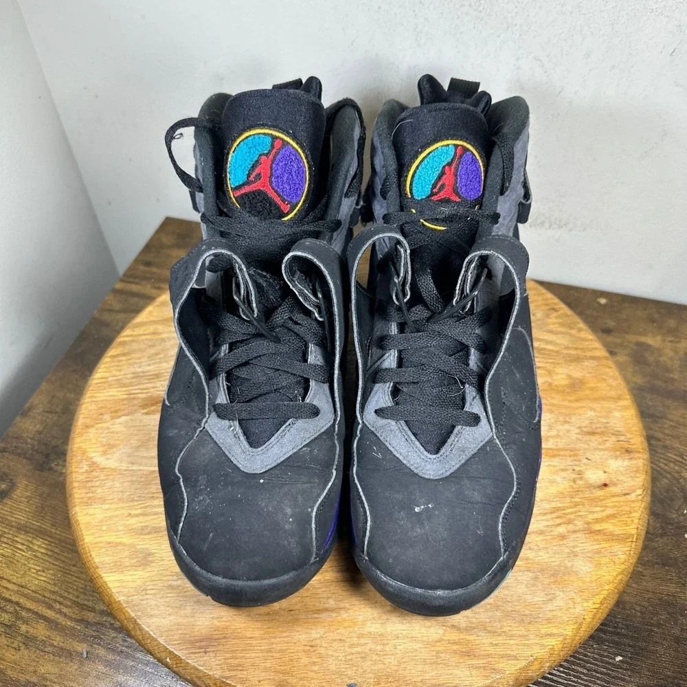Nike Air Jordan 8 Retro Aqua 2015 Mens Black Concord Blue 305381-025 Size 10